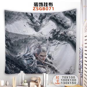 ZSGB071 哪吒之魔童闹海 电影 装饰挂布
