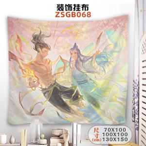 ZSGB068 哪吒之魔童闹海 电影 装饰挂布
