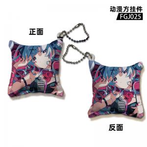FGJ025 初音未来 动漫 方枕挂件