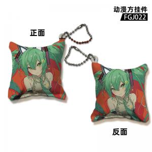 FGJ022 初音未来 动漫 方枕挂件