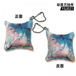FGJ021 初音未来 动漫 方枕挂件