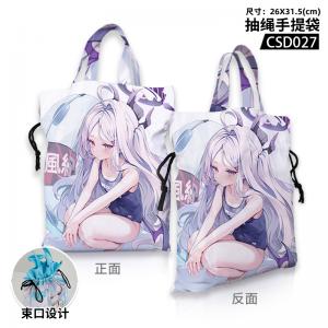 CSD027 碧蓝档案 游戏 抽绳手提袋