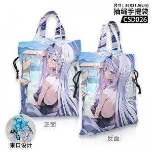 CSD026 碧蓝档案 游戏 抽绳手提袋