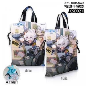 CSD021 绝区零 游戏 抽绳手提袋
