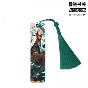 GCSQ006 原神 游戏 骨瓷书签
