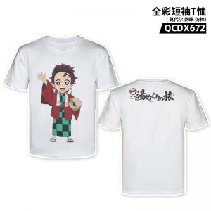 QCDX672 鬼灭之刃 动画 全彩短袖T恤