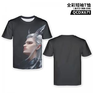QCDX671 哪吒之魔童闹海 电影 全彩短袖T恤