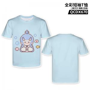 QCDX670 哪吒之魔童闹海 电影 全彩短袖T恤