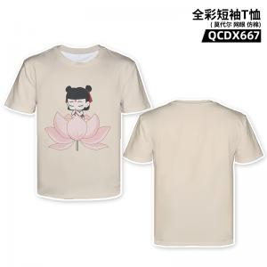 QCDX667 哪吒之魔童闹海 电影 全彩短袖T恤