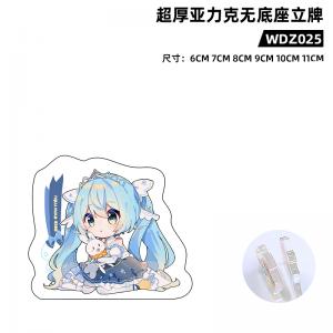 WDZLP025 初音未来 动漫 超厚亚克力无底座立牌